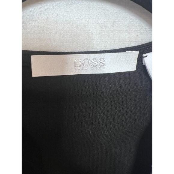 Hugo Boss Sleeveless Top Black White Size SM Chic Easy 3 - Picture 3 of 4